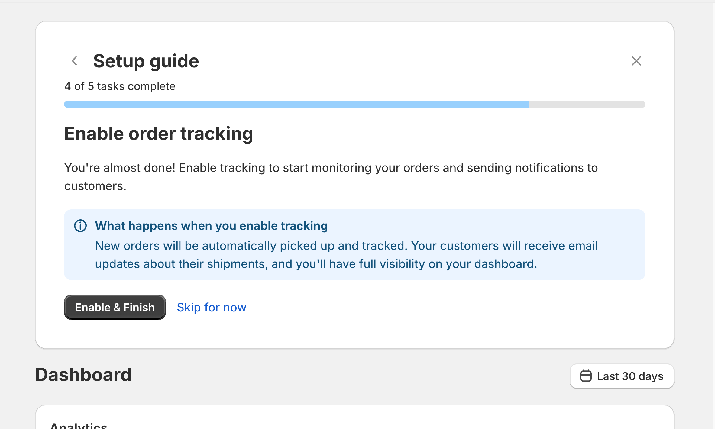 Setup guide - launch in under 5 minutes